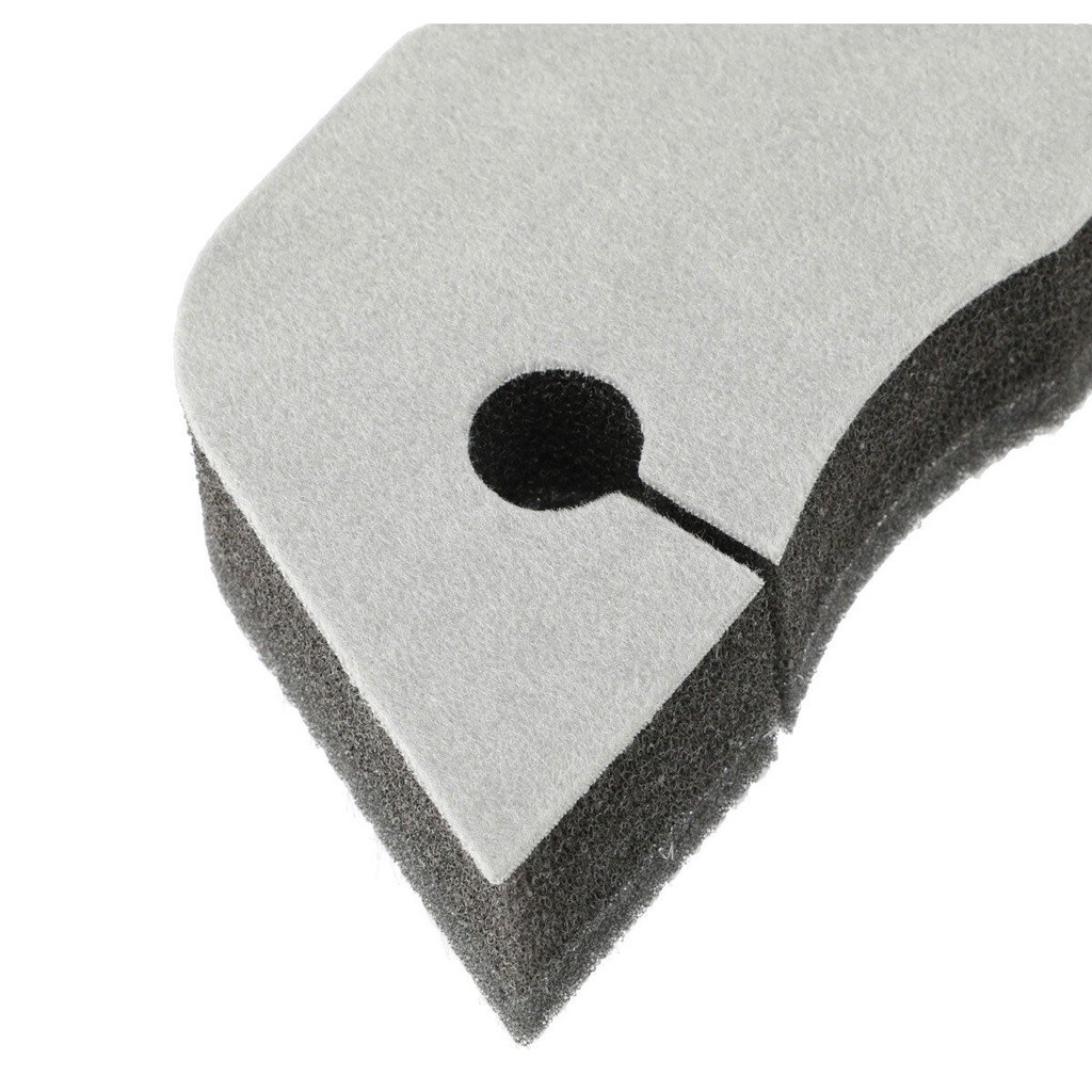 NITORI Xốp Cọ Nhà Tắm Có Lớp Microfiber 7.9x19.1x4.1cm Màu Xám | BigBuy360 - bigbuy360.vn