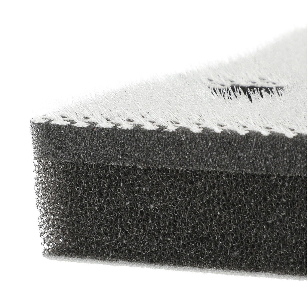 NITORI Xốp Cọ Nhà Tắm Có Lớp Microfiber 7.9x19.1x4.1cm Màu Xám | BigBuy360 - bigbuy360.vn