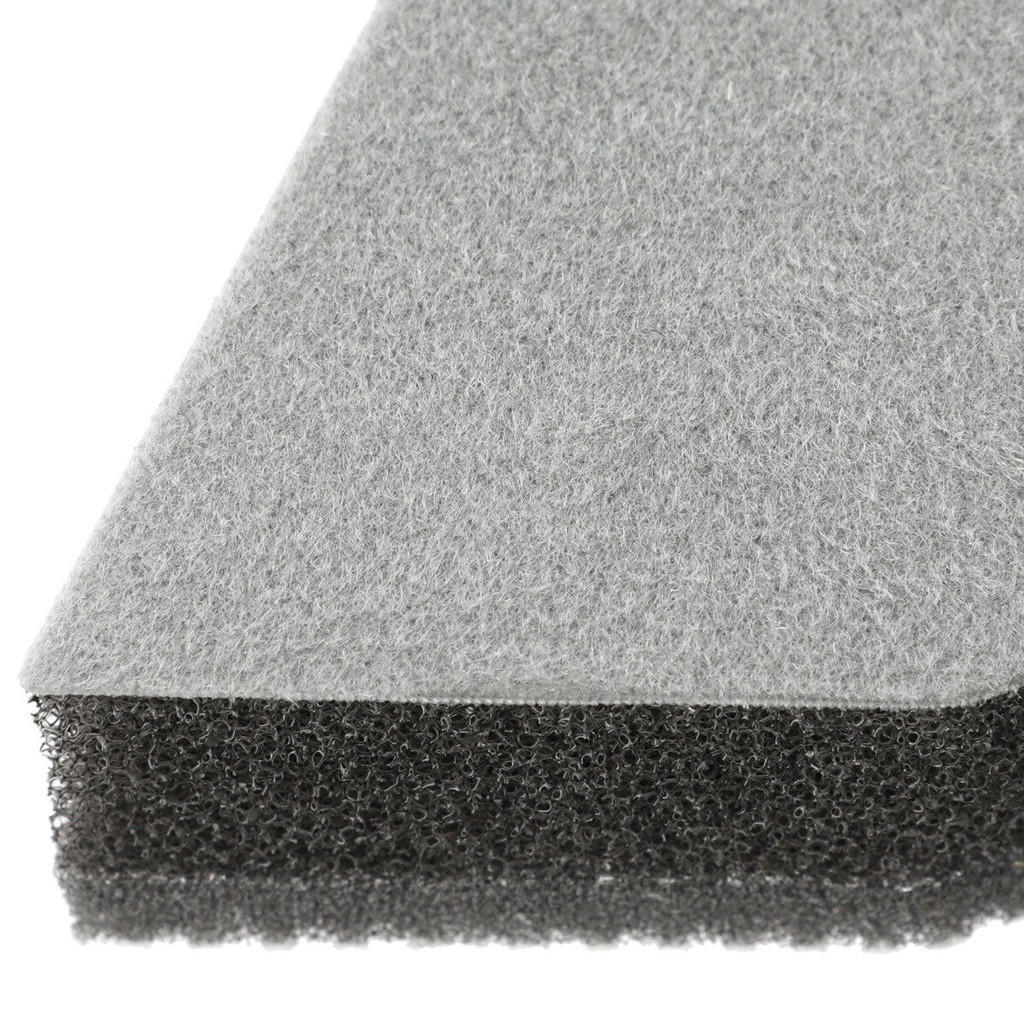 NITORI Xốp Cọ Nhà Tắm Có Lớp Microfiber 7.9x19.1x4.1cm Màu Xám | BigBuy360 - bigbuy360.vn