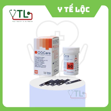 Que Thử Đường Huyết OgCare Hộp 25 hoặc 50 Que Thử