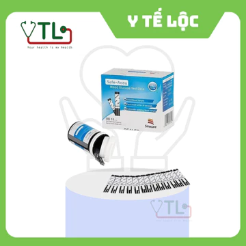 Que thử Đường Huyết Sinocare Safe Accu Hộp 25 Hoặc 50