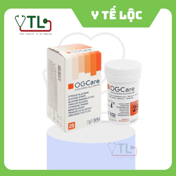 Que Thử Đường Huyết OgCare Hộp 25 Que Thử