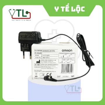 Bộ đổi điện nguồn Omron AC Adapter (Đen) Bộ chính hãng dành cho huyết áp Omron