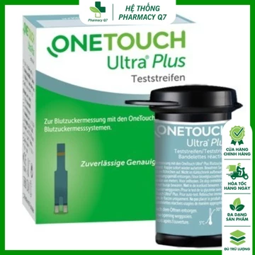 (Hỏa tốc hàng ngày) Que thử đường huyết OneTouch Ultra Plus H/25S