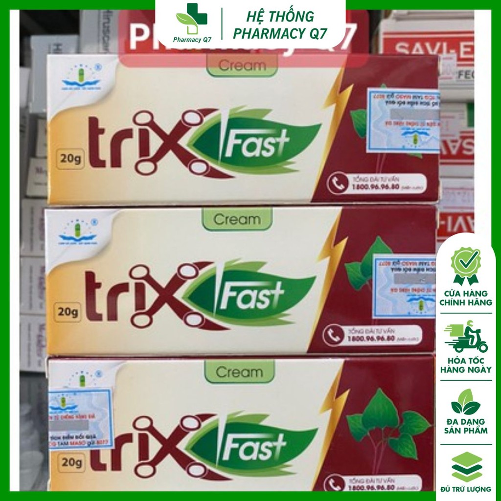KEM BÔI Giấp Cá ext Trix Fast (Cream Trix Fast Trixfast 20g) | Shopee ...