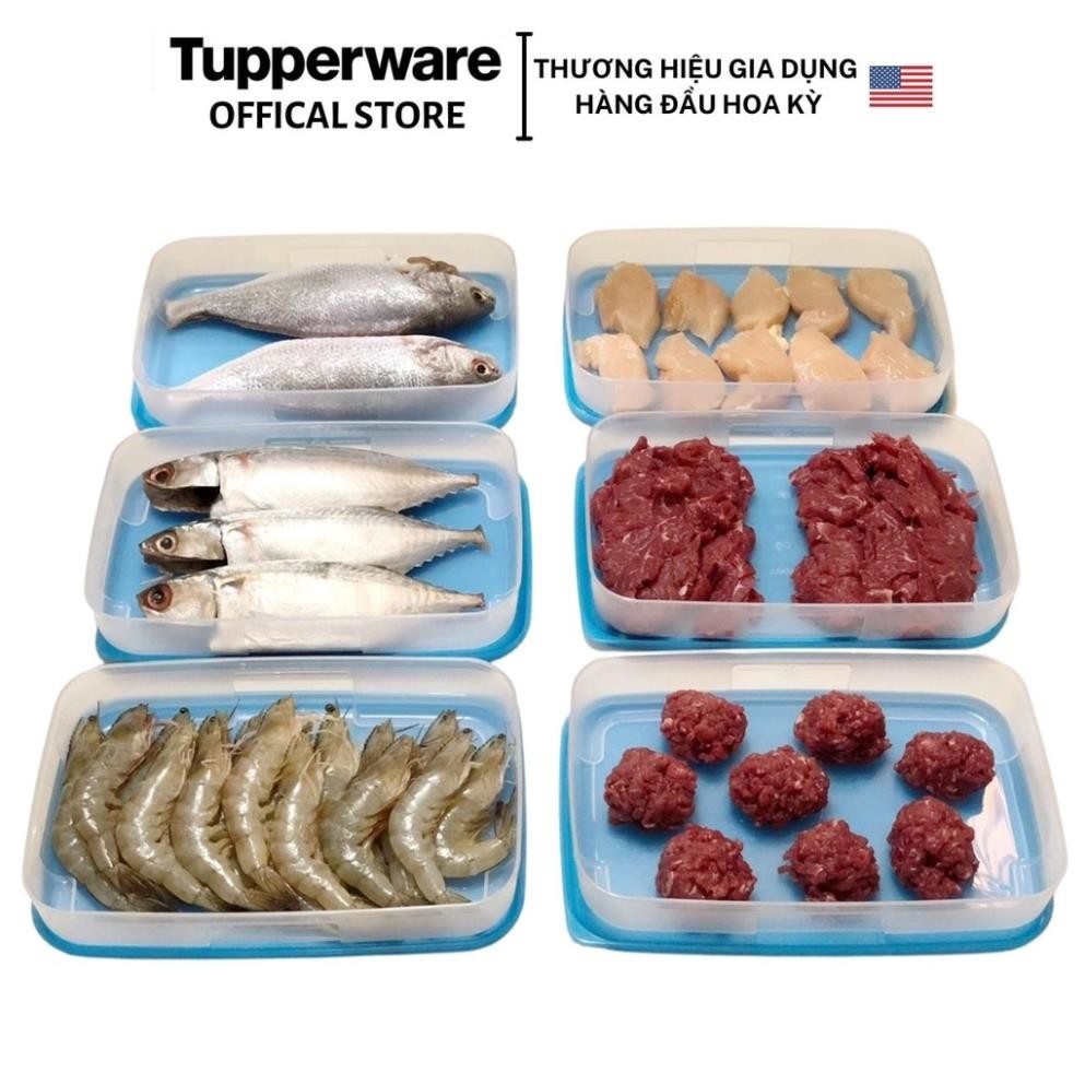Bộ hộp trữ đông Tupperware Happy Set 650ml 4 hộp | Shopee Việt Nam