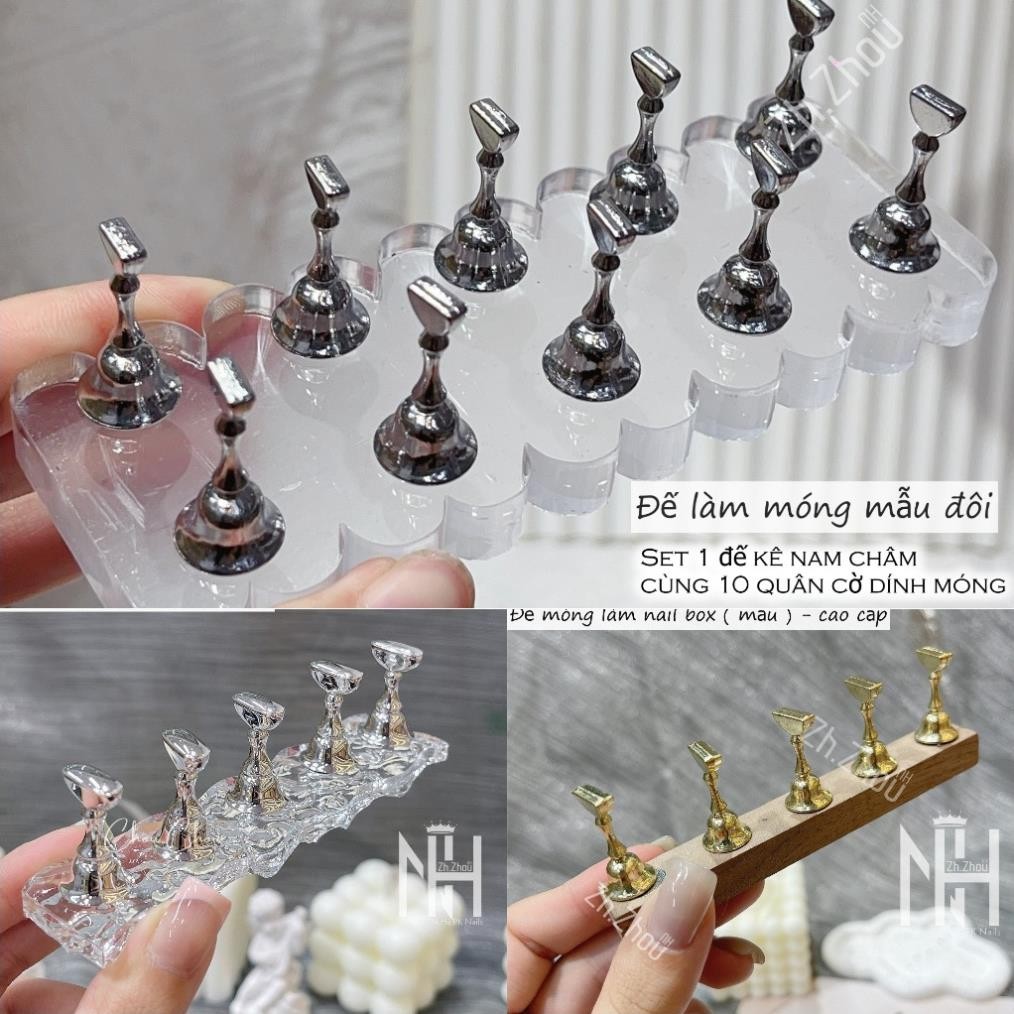 Đế gắn mẫu, đế móng quân cờ, đế móng quân cờ đôi, đế móng quân cờ cao cấp