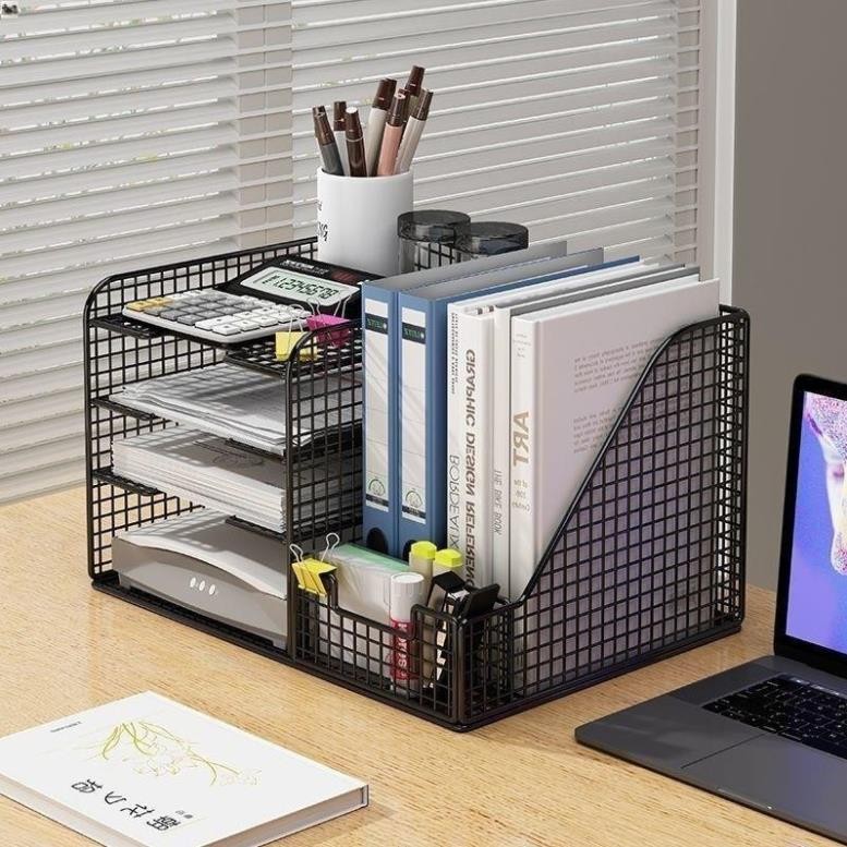 Kệ sách để bàn, kệ đựng tài liệu văn phòng nhiều ngăn kệ để sách và dụng cụ học tập cao cấp