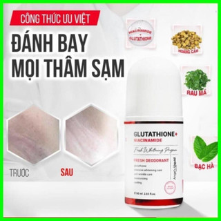 Lăn Nách Khử Thâm, Dưỡng Trắng Mát Lạnh Angel's Liquid Glutathione+Niacinamide Arbutin Cooling Fresh Deodorant 60ml