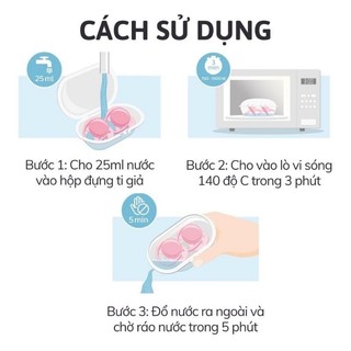Hộp đựng ti giả Avent đựng vừa 2 chiếc