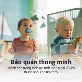 Hộp đựng ti giả Avent đựng vừa 2 chiếc