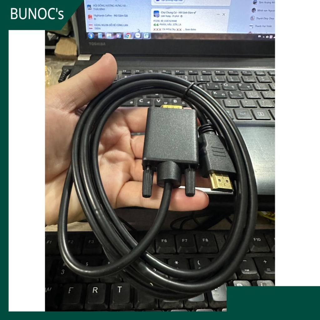 Dây Cáp chuyển đổi tín hiệu HDMI sang VGA ,dây display port sang HDMI ...