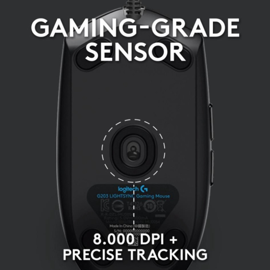 Chuột Máy Tính Logitech G102 Lightsync game có dây  - cấu hình thiết lập RGB, 6 nút lập trình HOT