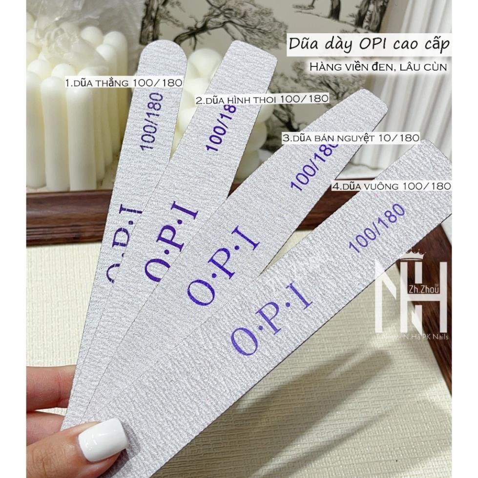 Dũa Barbie mirage,dũa cao cấp barbie, dũa dày opi viền đen, dũa dingxi cao cấp, dũa làm móng cao cấp