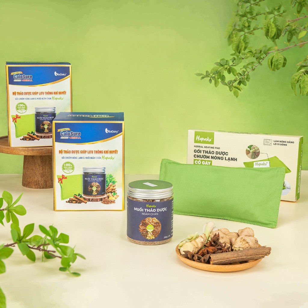 Ảnh Muối Ngâm Chân Thảo Dược HAPAKU 450g, Giảm Nhức Mỏi Tê Lạnh Bàn Chân, Thư Giãn Ngủ Ngon 4