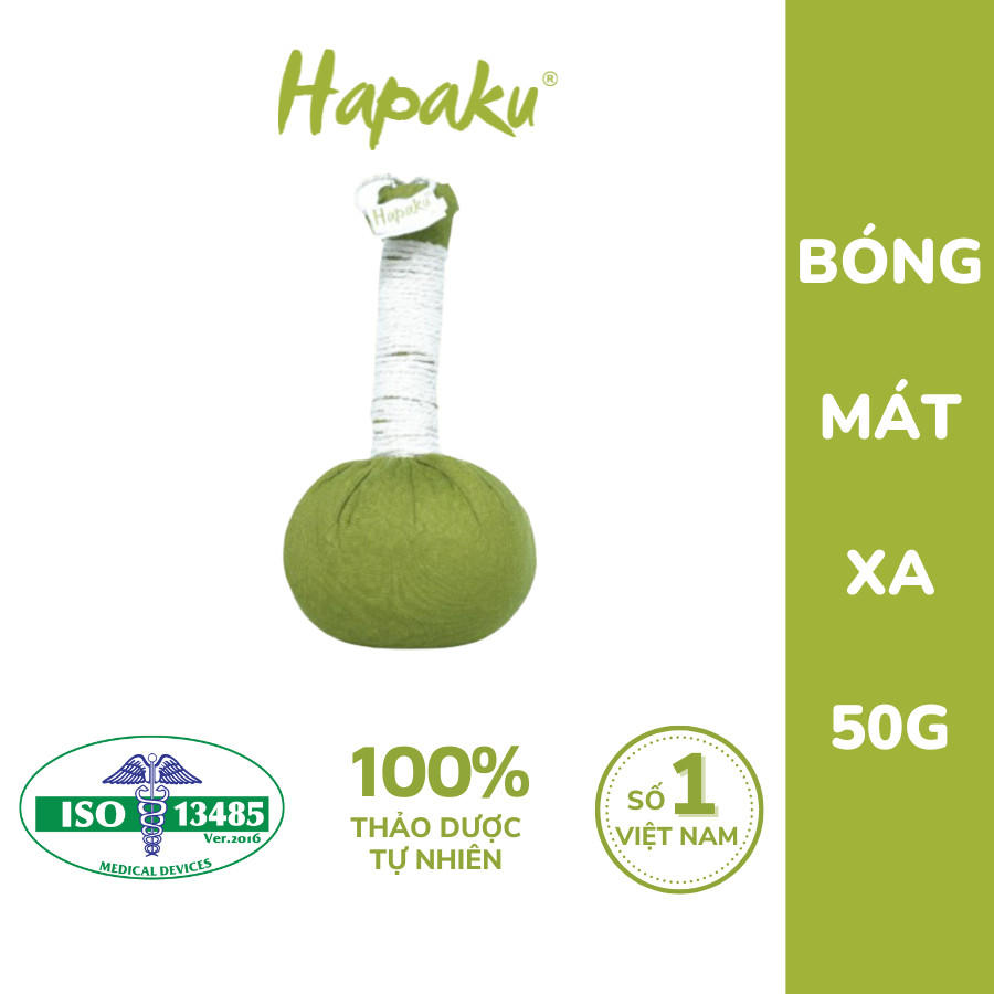 Ảnh Bóng Mát Xa Thảo Dược Tự Nhiên Hapaku, Giảm Quầng Thâm Mắt Thư GIãn Cơ Mặt 50g 1