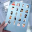 100 cái anime thám tử lừng danh conan dán graffiti không thấm nước cho mũ bảo hiểm xe đạp tài khoản tay bút chì hộp đề c