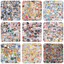 Bộ 100 Miếng Dán Hoạt Hình shin-chan doraemon Thám Tử spongebob squarepants