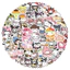 100 cái phim hoạt hình dễ thương sanrio hỗn hợp mymelody cinnamoroll hellokitty pochacco kuromi hình dán trang trí đột q