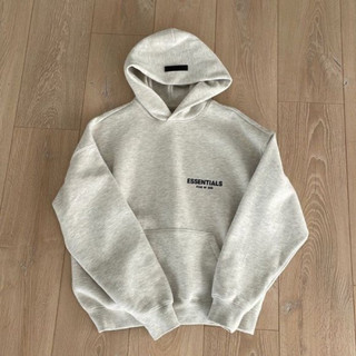 Áo Hoodie Essential Form Rộng Vải Nỉ Bông Dày Dặn Cao Cấp Áo Ấm Thu Đông Nam Nữ Phong Cách Hàn Quốc