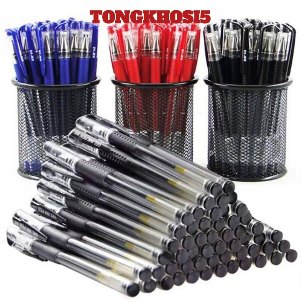 (SET 50-100 BÚT) BÚT BI NƯỚC VĂN PHÒNG SIÊU RẺ SIÊU ĐỀU MỰC - BÚT BI NƯỚC VIẾT SIÊU SƯỚNG CHỮ ĐẸP HƠN BÌNH THƯỜNG 9359