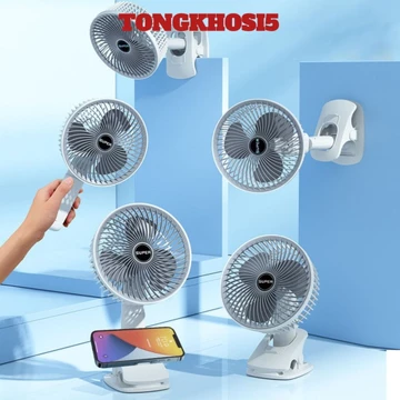 Quạt Kẹp Đa Năng Để Bàn SUPER 3IN1 Kẹp Bàn- Kẹp Điện Thoại Hoặc Gắn Bàn Quạt Cầm Tay Nhỏ Gọn Tiện Dụng, Quạt Mini Để Bàn