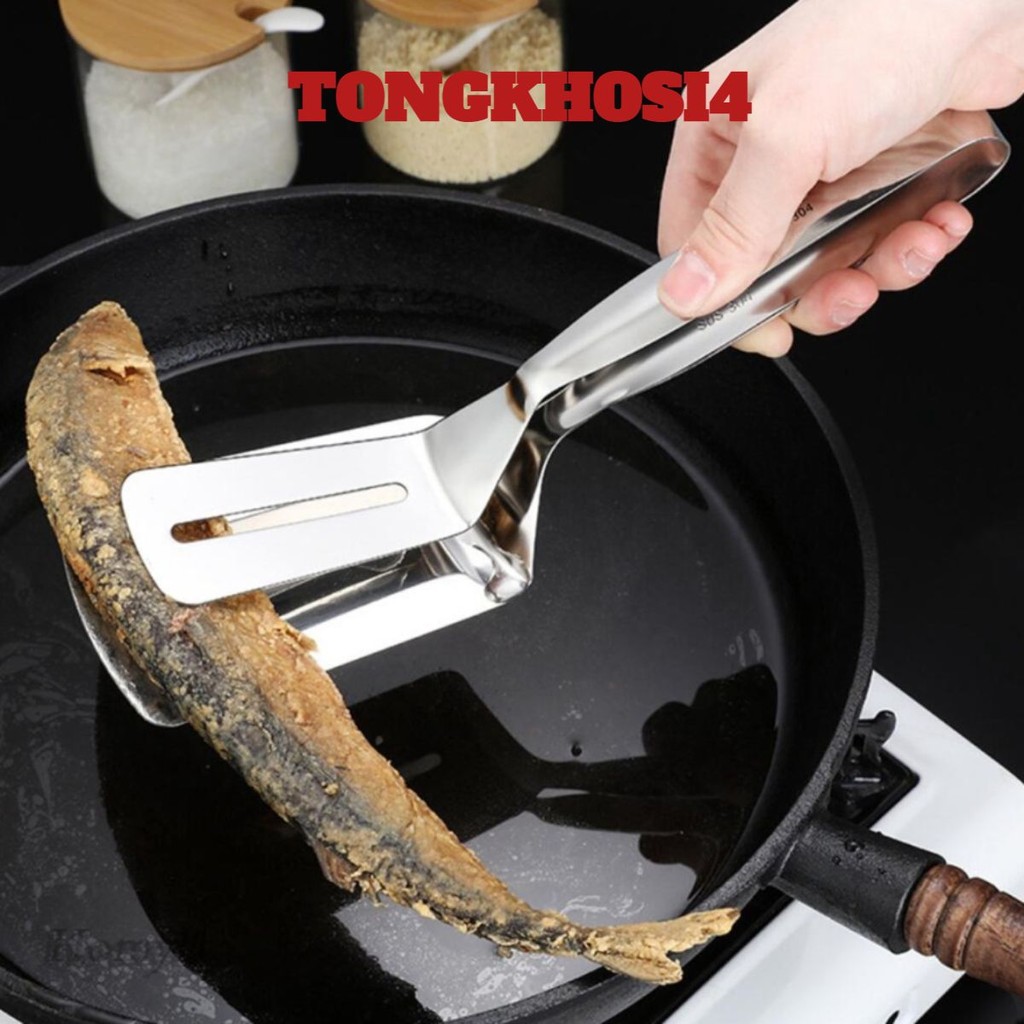 Kẹp Chân Vịt Gắp Thức Ăn Inox - Kẹp Gắp Thực Phẩm, Chiên Đồ Ăn Chất Liệu Inox 304