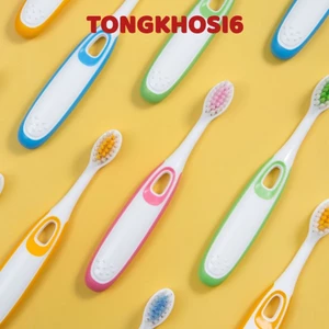 Hộp 8 Bàn Chải Đánh Răng TOOTH BRUSH Cho Bé 2, 3, 4, 5, 6, 10 Tổi Lông Tơ Mềm Chống Đau Răng Tay Cầm Cao Su Chắc Chắn