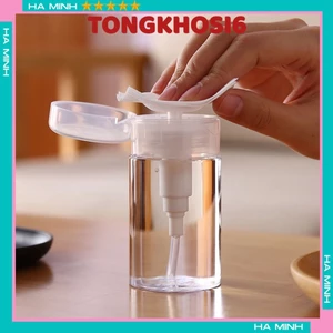 Lọ Chiết Nước Tẩy Trang, Toner Có Nút Nhấn (100ml/200ml- Chai Chiết Mỹ Phẩm Tiện Lợi Dễ Sử Dụng 38