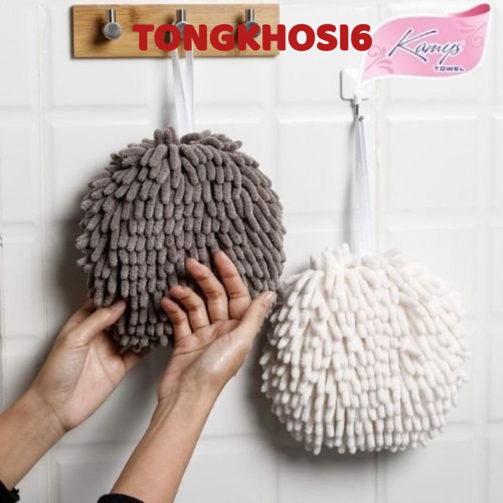 Khăn Lau Tay, Bông Lau Tay Nhà Bếp Đa Năng - Chất Liệu Sợi Bông Thấm Hút Mềm Mại, Nhỏ Gọn, Tiện Lợi