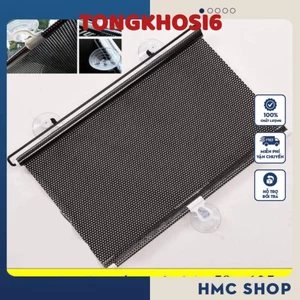 Rèm Che Chắn Nắng Cuộn Gọn, Cách Nhiệt, Giảm Nhiệt Chống Tia UV Tự Cuộn Gọn Gàng Cho Ô Tô, Cửa Kính - LỚN 58 x 125cm