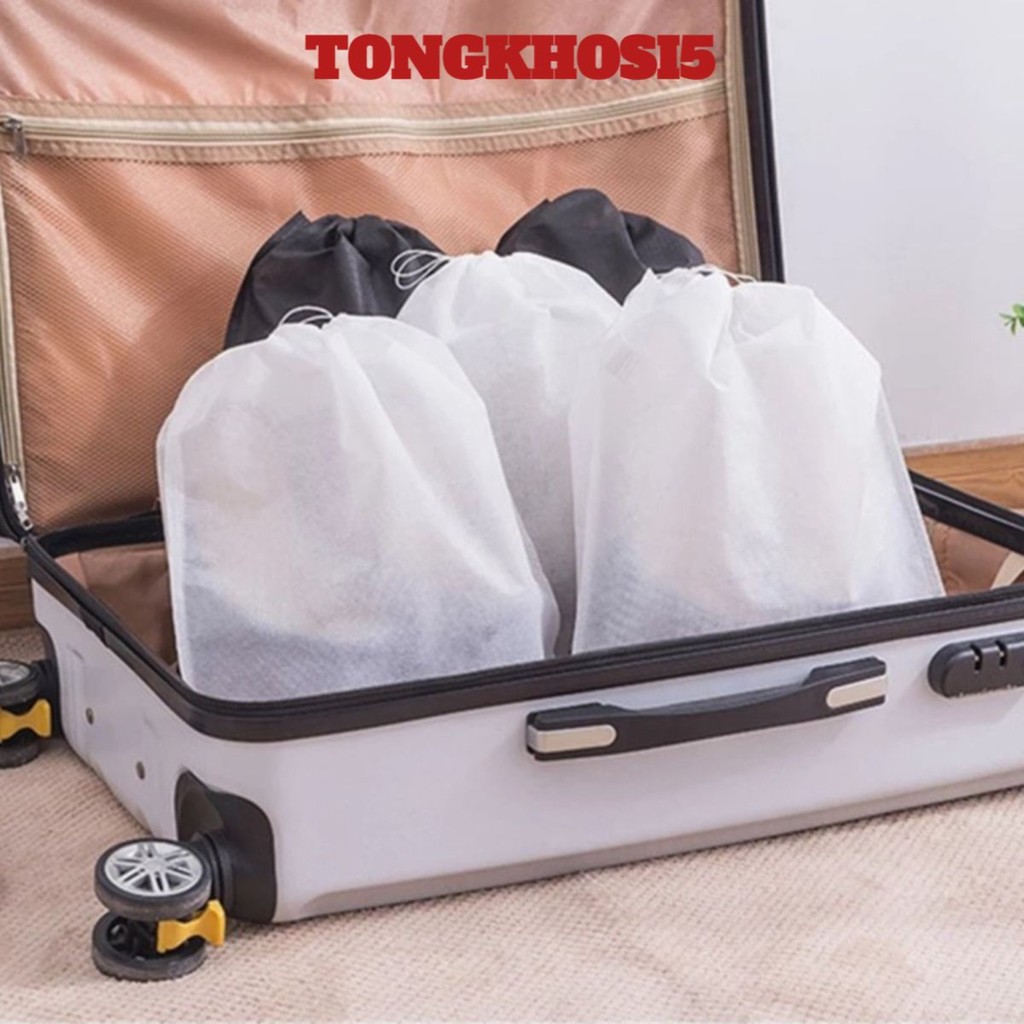 [COMBO 10]Túi Đựng Giày Đa Năng,Túi Đựng Giày (C243) Dép Bảo Quản Giày Dép Khỏi Bụi Bẩn (Màu Trắng)