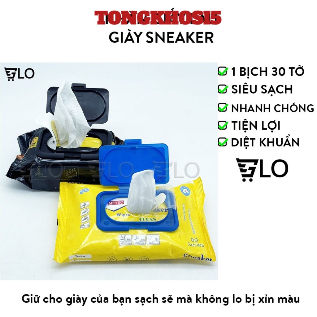 Khăn Giấy Lau Giày Sneaker Thần Thánh Bịch 40 Tờ - 35689