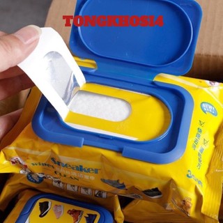 Khăn lau giày snacker, giấy ướt lau túi xách giày dép , khăn giấy vệ sinh giày túi xách balo
