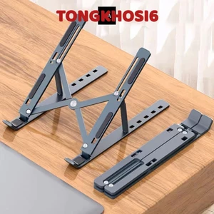 Giá Đỡ Laptop, Giá Đỡ Ipad, Macbook Bằng Nhôm Đúc Có Thể Điều Chỉnh Được Độ Cao, Đế Tản Nhiệt Kê Laptop, Giá Đỡ Máy Tính