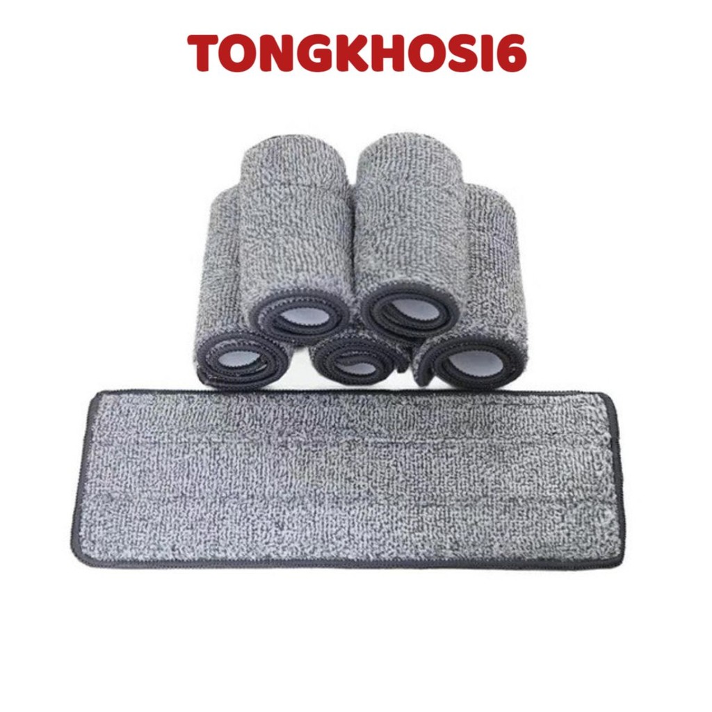 [COMBO 10]Miếng Thay Thế Cây Lau Nhà Tự Vắt (13x32 Cm) Miếng Vải Lau Nhà Thay Thế Cây Lau Nhà,  Bông Lau Nhà Hình Chữ Nh