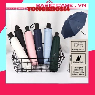 ô che mưa tự động bật mở gấp gọn phủ lớp ngăn chống Tia UV ,Dù Che mưa Che Nắng Ngoài Trời Cầm Tay Tự Động