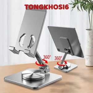 Kệ, Giá Đỡ Điện Thoại, Ipad, Iphone, Máy Tính Bảng Tablet Hợp Kim Nhôm Chân Xoay 360 Gấp Gọn MÃ 35