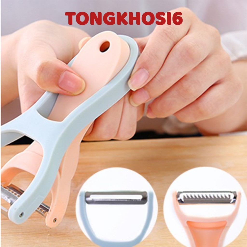 (COMBO 10)[CAO CẤP] Nạo Gọt Bào Sợi Củ Quả Thông Minh 2 In 1 - Đồ Dùng, Dụng Cụ Nhà Bếp, Kệ Hũ Gia Vị MÃ 3973