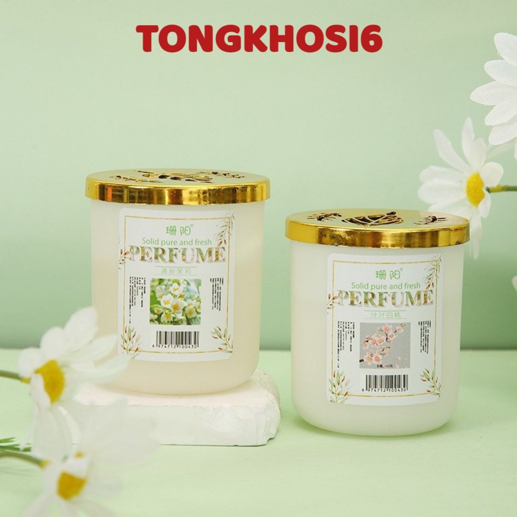 Sáp Thơm Phòng, Sáp Khử Mùi Xe Hơi, Lọ Sáp Thơm Phòng Ngủ PERFUME 150g Lưu Hương Lâu MÃ: 9657