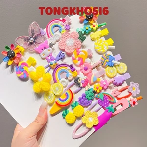 Set 14 Kẹp Tóc Thiết Kế Nhỏ Xinh Thời Trang Phong Cách Hàn Quốc, Kẹp Tóc Mái Dễ Thương Xinh Xắn Dành Cho Bé Gái MÃ: 96
