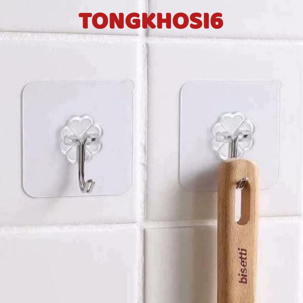[COMBO 10]Móc Dán Tường Treo Đồ Trong Suốt AK9- Móc Dính Cường Lực Thần Thánh Gắn Siêu Dính Đa Năng
