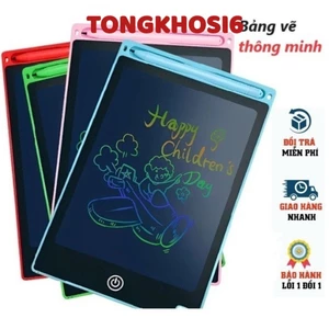 Bảng Viết Thông Minh LCD Đa Sắc Tự Xóa 8.5 Inch 10 Inch 12inch Cho Bé Tập Vẽ, Viết