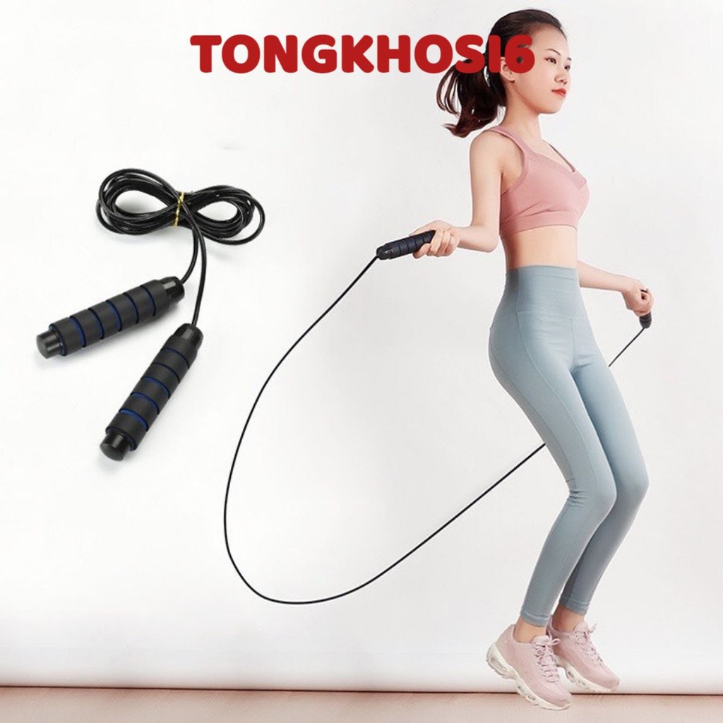 Dây nhảy thể lực đàn hồi 2.9m lõi thép hỗ trợ luyện tập thể dục, thể thao tiện lợi tại nhà