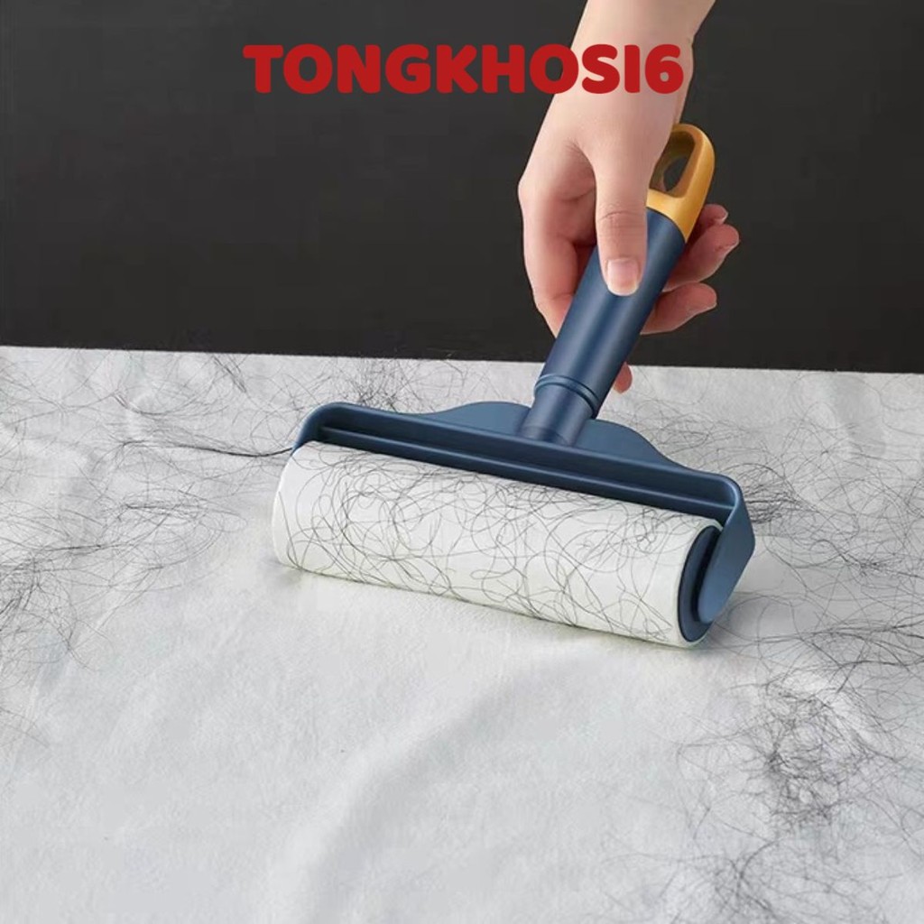 Cây Lăn Bụi Làm Sạch Quần Áo, Chăn Ga, Đệm Sofa, Thanh Lăn Lông Chó Mèo- Lõi Lăn Bụi Dự Phòng 60 Lớp Cao Cấp- 3569