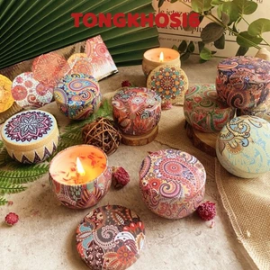 Nến Thơm Hoa Khô Tinh Dầu Thiên Nhiên Thư Giãn Không Khói 50 Mùi Hương, Nến Sáp Thơm Thư Giãn Không Khói Tinh Dầu Xịn