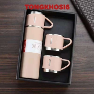Bộ Bình Giữ Nhiệt Có Kèm 2 Cốc 500ML - Bình Giữ Nhiệt Inox 304 Xịn - Fullbox Làm Quà Tặng Sang Trọng