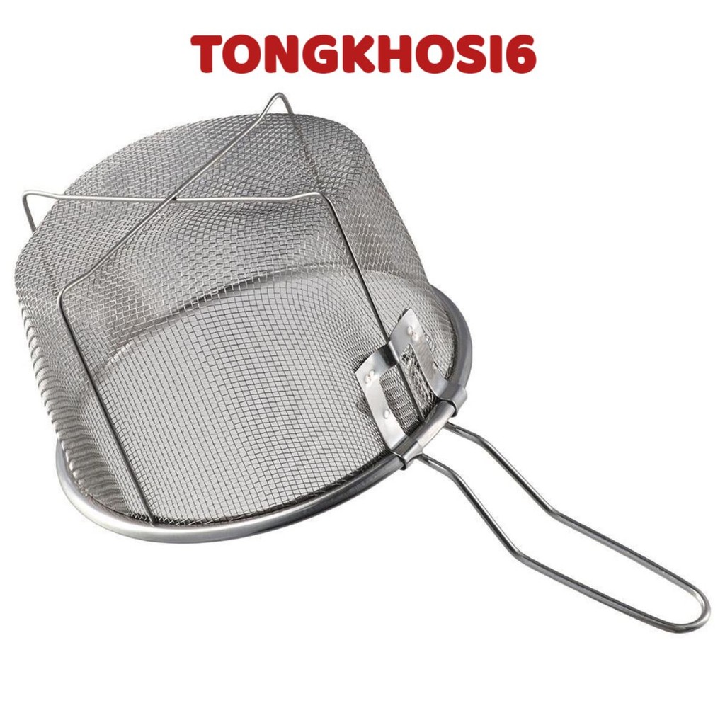 Giỏ Lưới Vớt Mì, Bún, Rau, Thức Ăn Nhúng Lẩu - Vợt Lưới Vớt Gia Vị, Topping