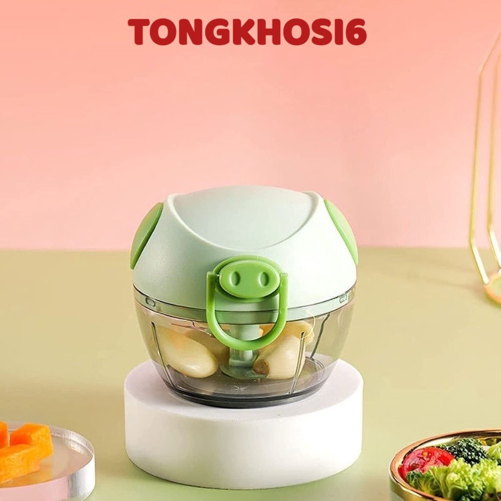 Máy Xay Tỏi Ớt Đa Năng Mini Cầm Tay Loại Mới