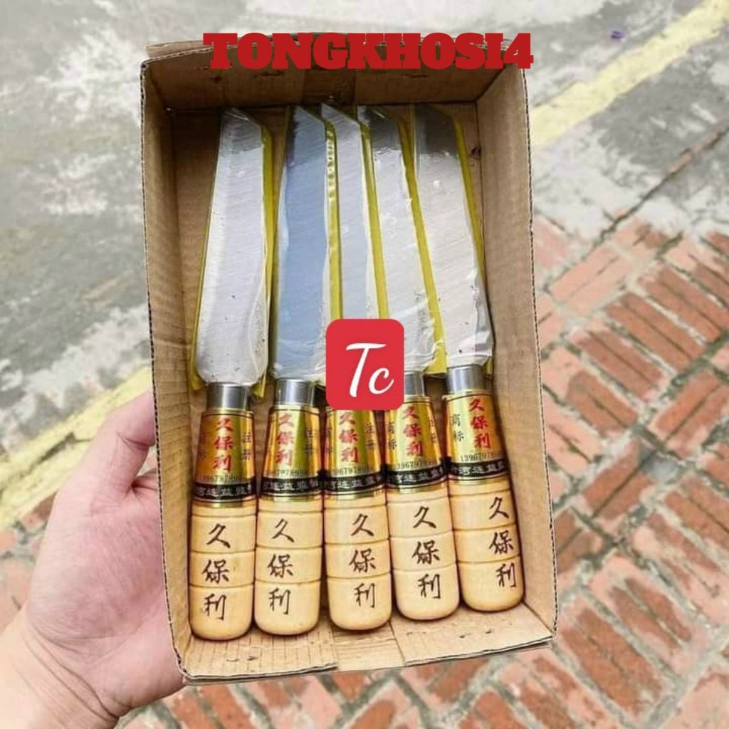 (COMBO 5) Dao Gọt Cán Gỗ Nội Địa Trung Cực Bén, Dao Gọt Trái Cây AK596 - Dao Gọt Hoa Quả Cán Gỗ (1 Cây)